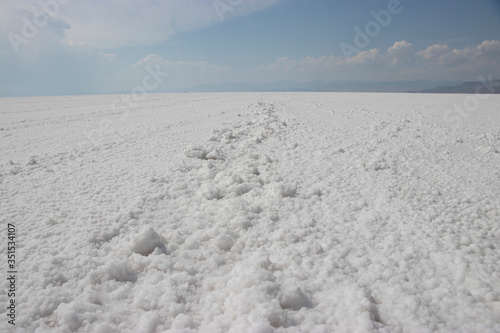 Salt lake in USA for test drive