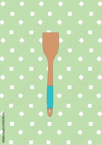 Wooden spatula