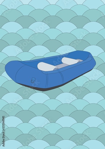 Inflatable raft