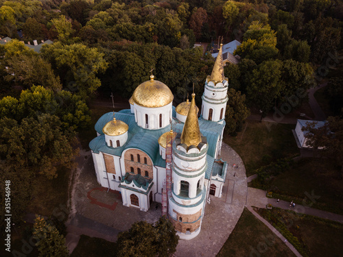 The Savior Transfiguration Cathedral of Chernihiv (1030s) is the oldest in Ukraine. photo