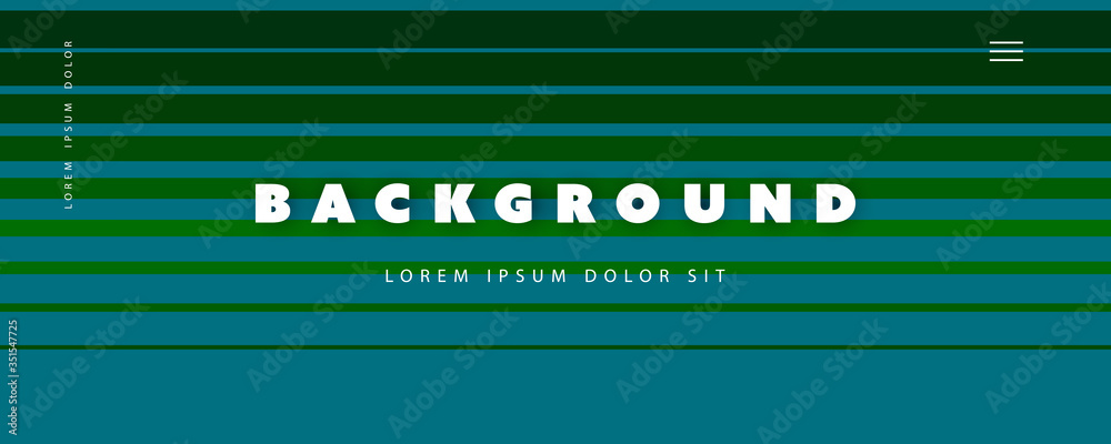 Fototapeta premium Abstract Colorful Minimal Geometric Pattern Background, Multi Purpose Template, Striped Gradient Shapes Composition, Retro Style Poster, Banner, Header or Landing Page Design - Vector Illustration