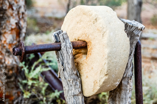 Old Grindstone in Outback Australia