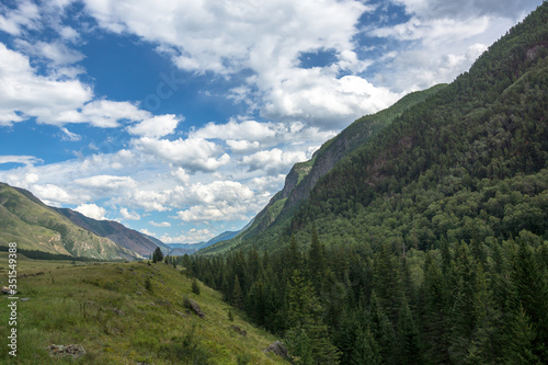 The road in Mountains Altai