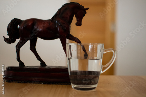 background photo A glass of water with light and shadow abstract beautiful vivid fresh thirsty clean healty refresh
