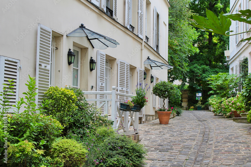 street in the village