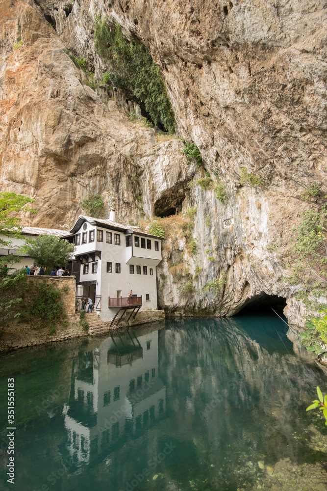 Blagaj is a village-town in the south-eastern region of the Mostar basin, in the Herzegovina-Neretva Canton of Bosnia and Herzegovina