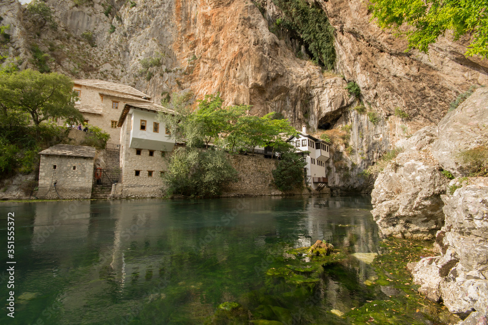 Blagaj is a village-town in the south-eastern region of the Mostar basin, in the Herzegovina-Neretva Canton of Bosnia and Herzegovina