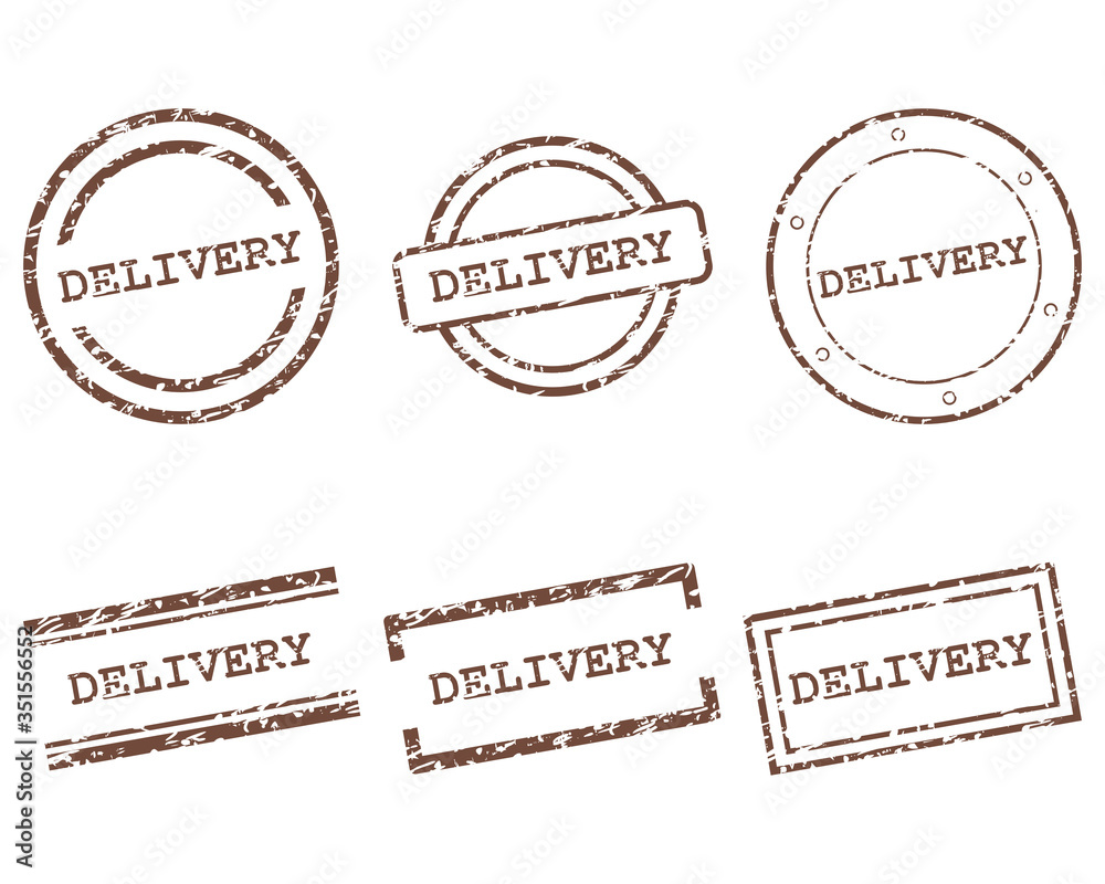 Fototapeta premium Delivery Stempel