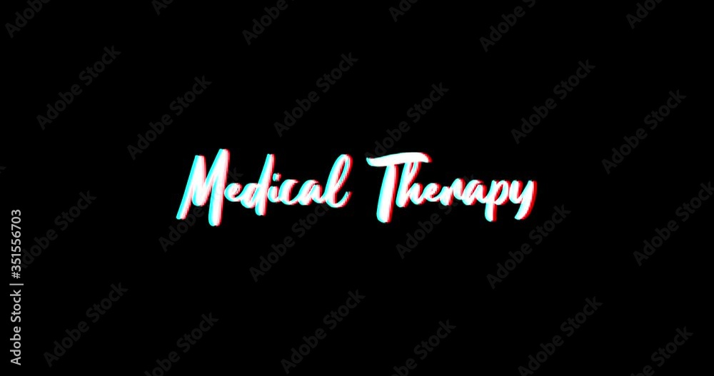 Medical Therapy Typography Text Glitch Effect Animation on Black Background
-4K Resolution Medical Therapy Typography Text Glitch Effect Animation on Black Background
-4K Resolution