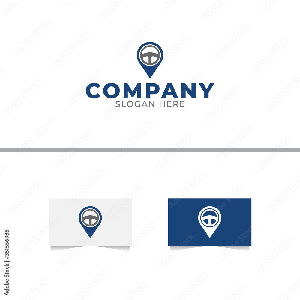 Drive Location Logo Design Vector Template Drive Location Logo Design Vector Template