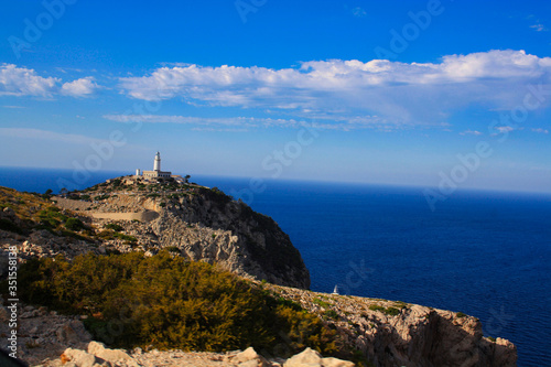 Old lighthouse on a cliff