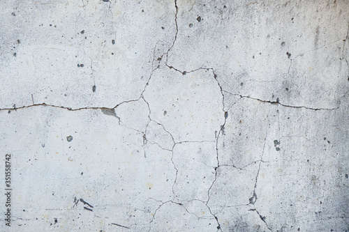 The old surface of the concrete or clay wall