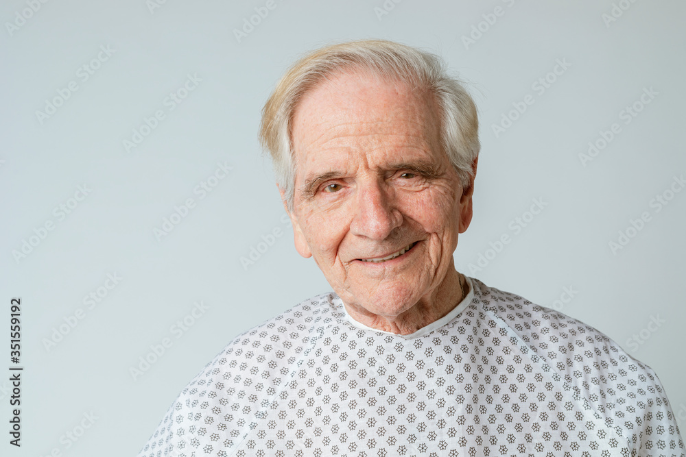 Senior man patient cured from coronavirus Senior man patient cured from coronavirus