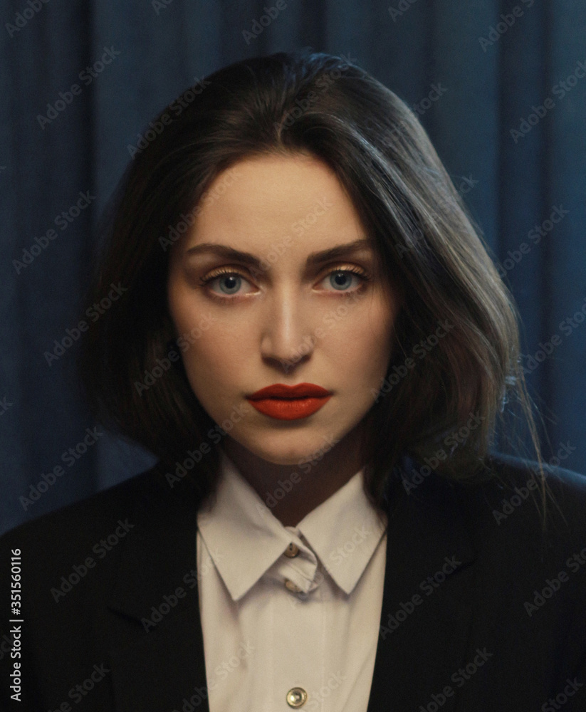 Portrait of a stunning beautiful tender bright girl. Portrait of a stunning beautiful tender bright girl.