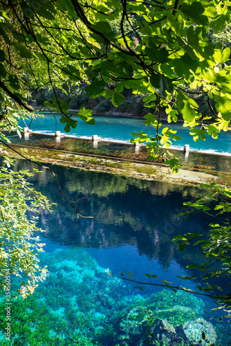 styphon river with clear, blue water
