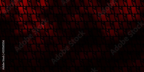 Dark Red vector texture with triangular style.