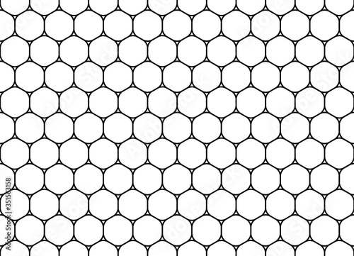 Honeycomb grey seamless background. Vector stock illustration for poster or banner