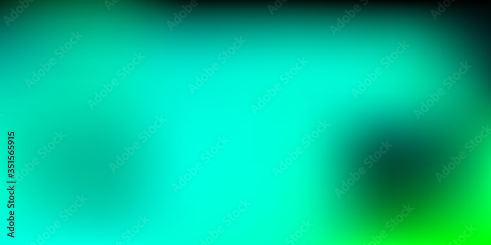 Light Green vector blurred template. Light Green vector blurred template.