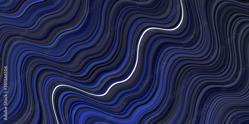 Dark BLUE vector pattern with wry lines. Illustration in abstract style with gradient curved. Pattern for websites, landing pages. Dark BLUE vector pattern with wry lines. Illustration in abstract style with gradient curved. Pattern for websites, landing pages.