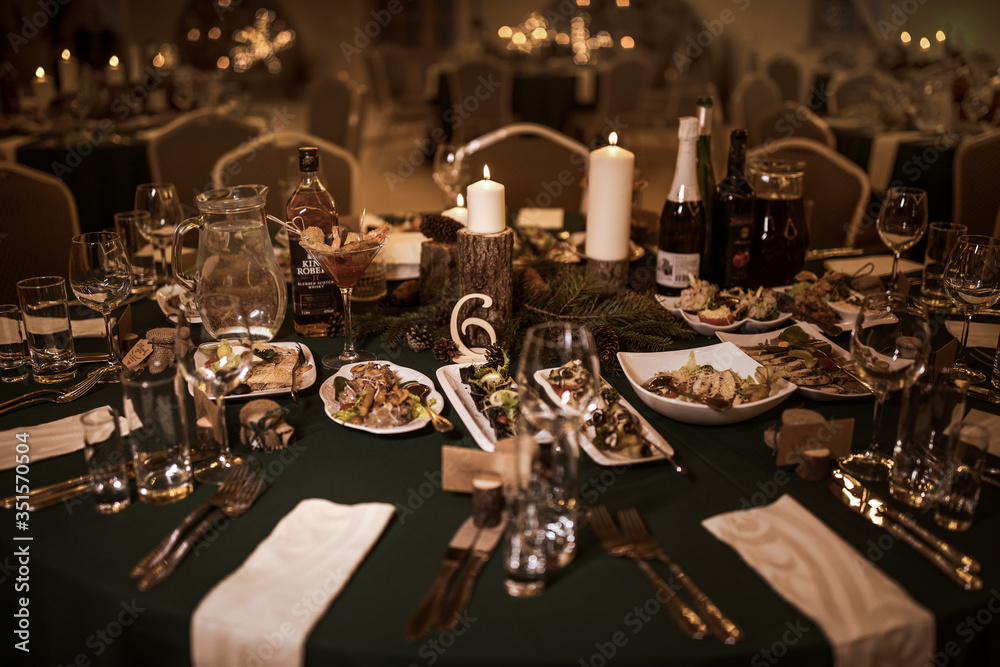 
Wedding Party Luxury Table Decor Wedding decor, interior, Festive .
