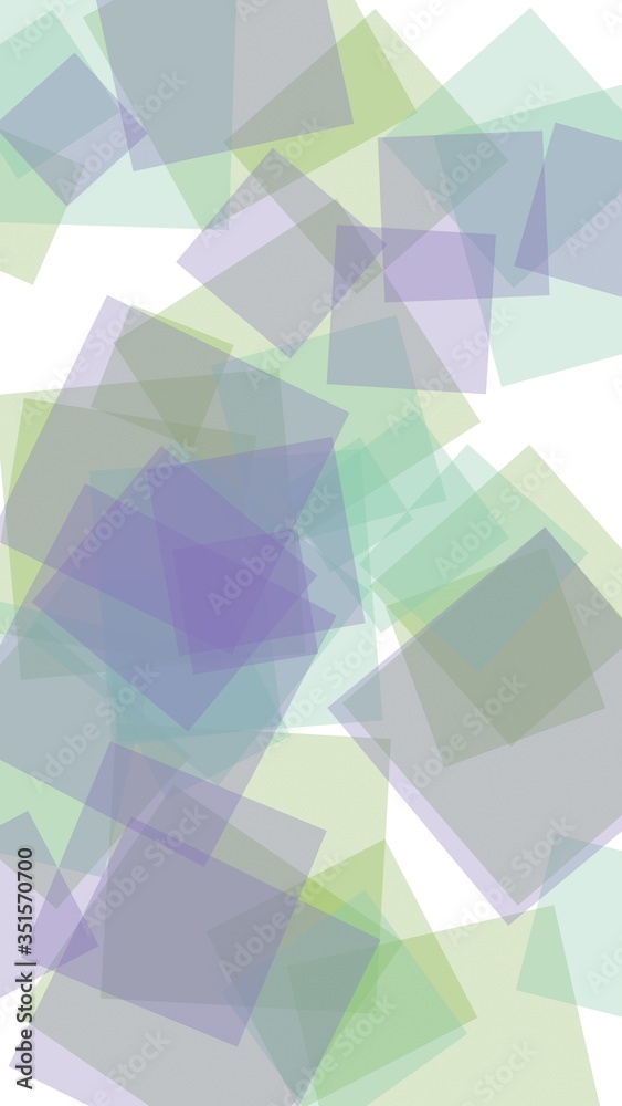 Fototapeta premium Multicolored translucent hexagons on white background. Vertical image orientation. 3D illustration