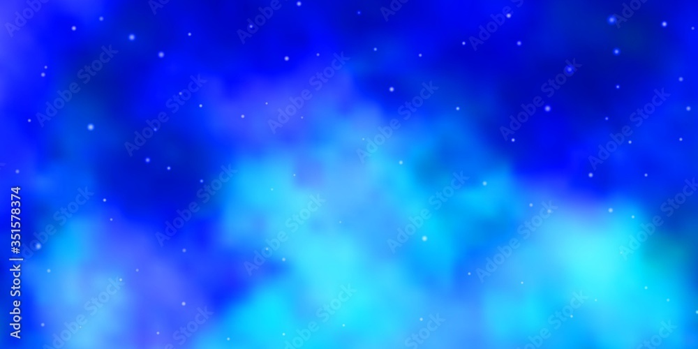 Light BLUE vector texture with beautiful stars. Decorative illustration with stars on abstract template. Best design for your ad, poster, banner. Light BLUE vector texture with beautiful stars. Decorative illustration with stars on abstract template. Best design for your ad, poster, banner.