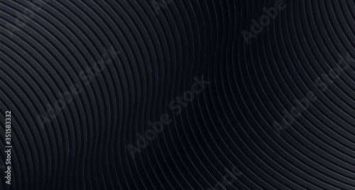 Black background. Black vector texture. Abstract black vector background with stripes