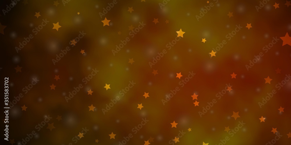 Dark Green, Yellow vector template with neon stars. Decorative illustration with stars on abstract template. Best design for your ad, poster, banner. Dark Green, Yellow vector template with neon stars. Decorative illustration with stars on abstract template. Best design for your ad, poster, banner.