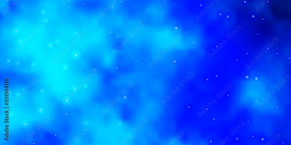 Light BLUE vector background with small and big stars. Blur decorative design in simple style with stars. Theme for cell phones. Light BLUE vector background with small and big stars. Blur decorative design in simple style with stars. Theme for cell phones.