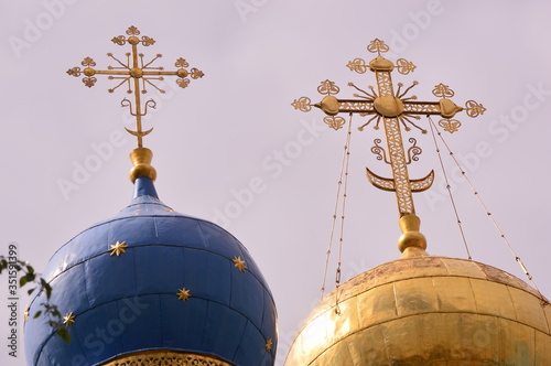 golden domes of orthodox church