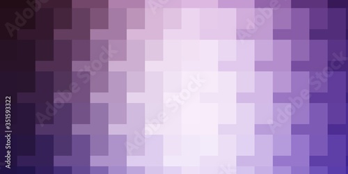 Light Purple vector backdrop with rectangles. Illustration with a set of gradient rectangles. Pattern for commercials, ads.