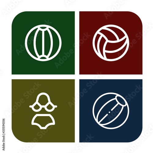 umbrella icon set