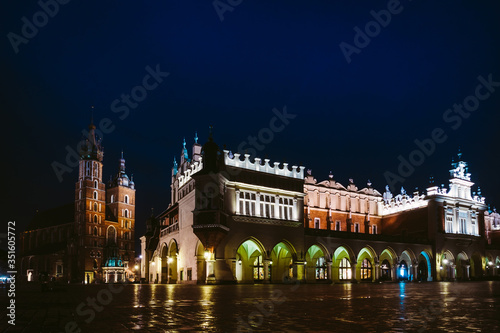 Warsaw, Poland - February 2, 2020: Old Market Square in Warsaw, Poland