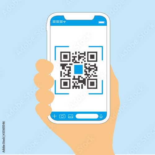Qr code payment , online shopping