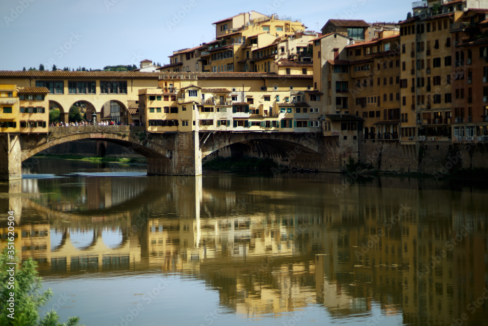 Golden Bridge Ponte Vecchio in Florence. Italy.