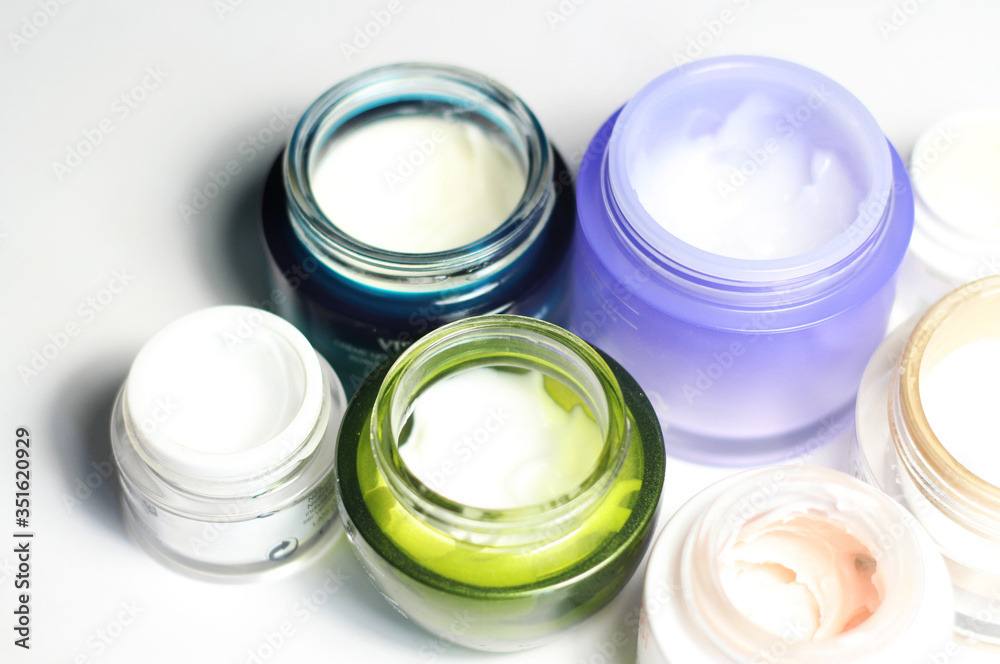 Mix of face creams for beautiful skin Mix of face creams for beautiful skin