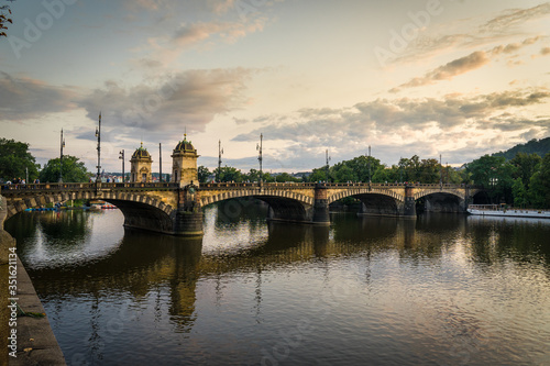 Bridge of Legions Prague in Czech Republic.