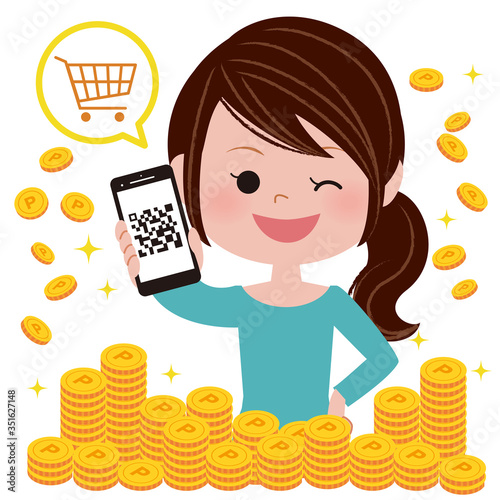 女性 買い物　ポイントアップ