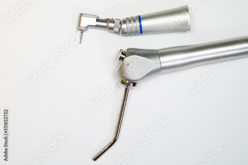 Dental tools, dentist tools, quality photo on a white background