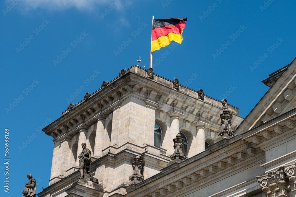 Obraz premium Reichstag in Berlin