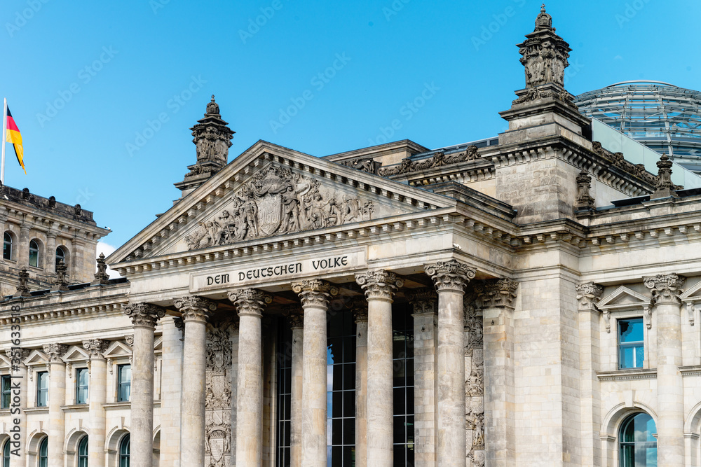 Obraz premium Reichstag in Berlin