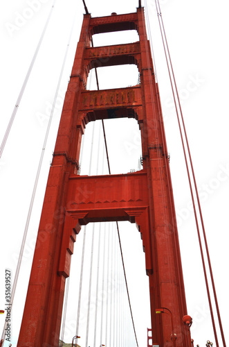 Low Angle View Of Golden Gate Bridge фототапет