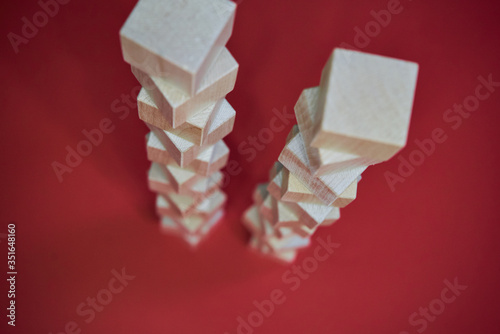 red and yellow sugar cubes