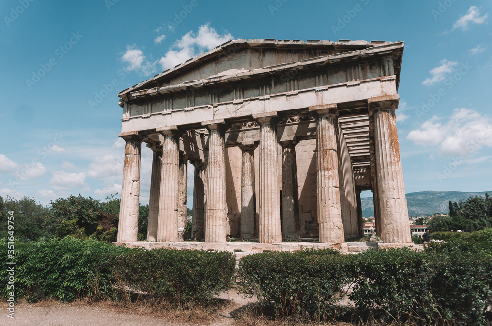 Hephaestus ancient temple, Athens, Greece