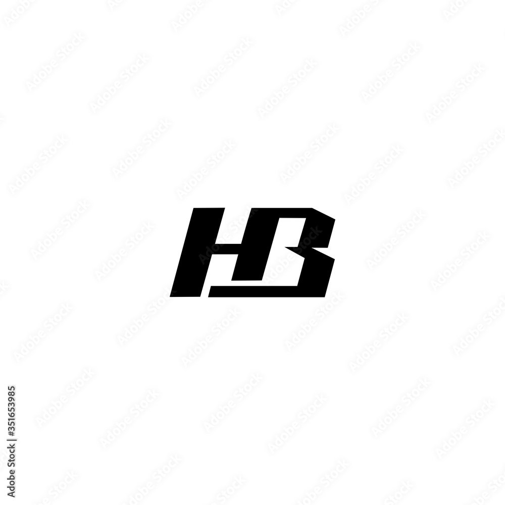 HB H B Letter Logo Design Template HB H B Letter Logo Design Template