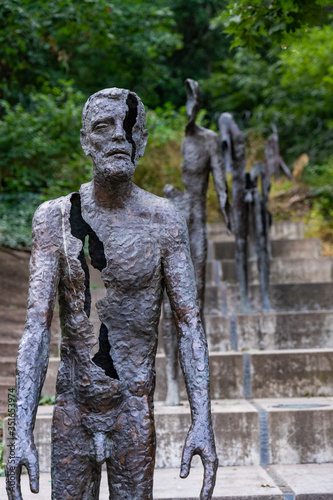 Billede på lærred Memorial to the Victims of Communism Prague in Czech Republic.