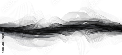 Earthquake Wave on White paper background,sound wave diagram concept,design for education and science,Vector Illustration.