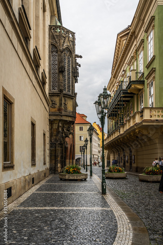 Old Town district of Prague in Czech Republic.