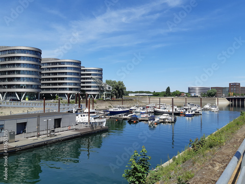 Blick auf den Duisburger Innenhafen photo