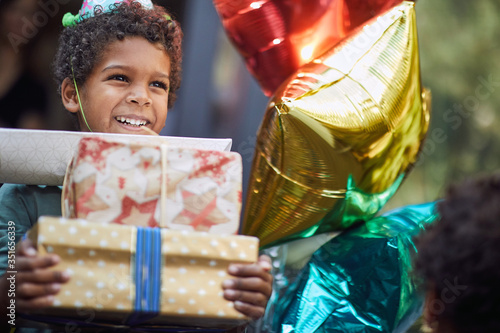 Canvas Print Kids birthday party